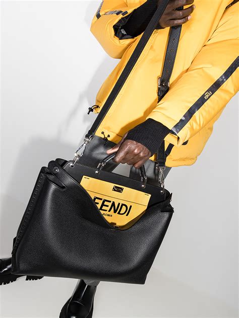 fendi leather shoulder handbags